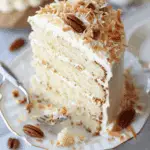 White German Chocolate Cake