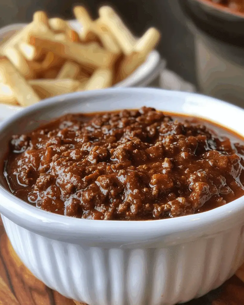 Southern West Virginia Hot Dog Chili Sauce