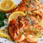 Crab and Shrimp Stuffed Salmon