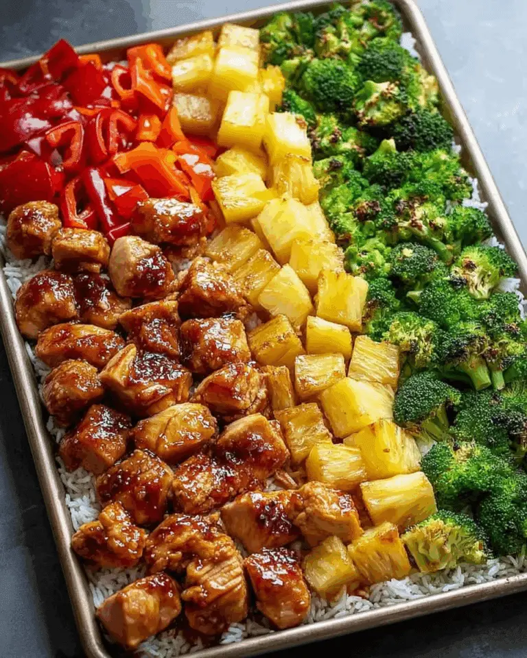 Hawaiian Chicken Sheet Pan