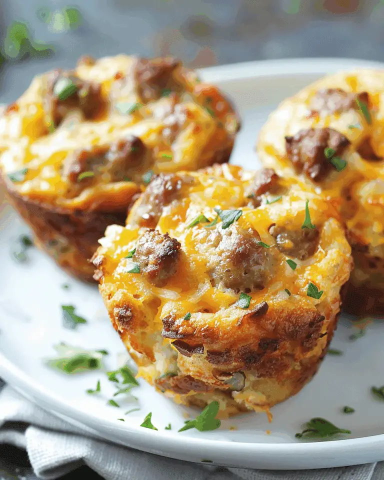 Easy Sausage Breakfast Muffins