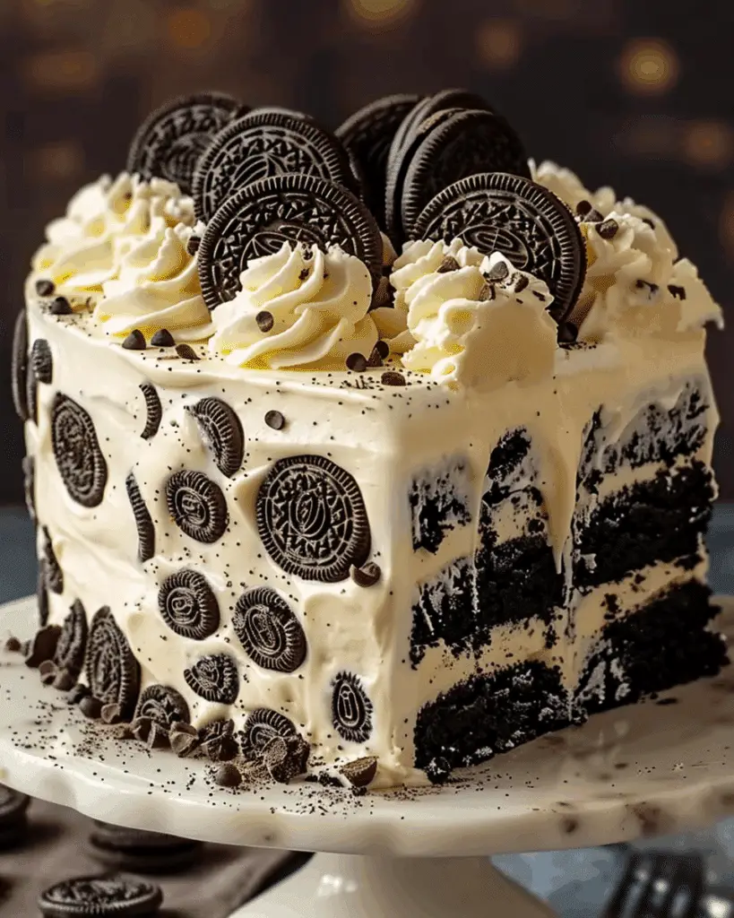 Cookies and Cream Oreo Cake
