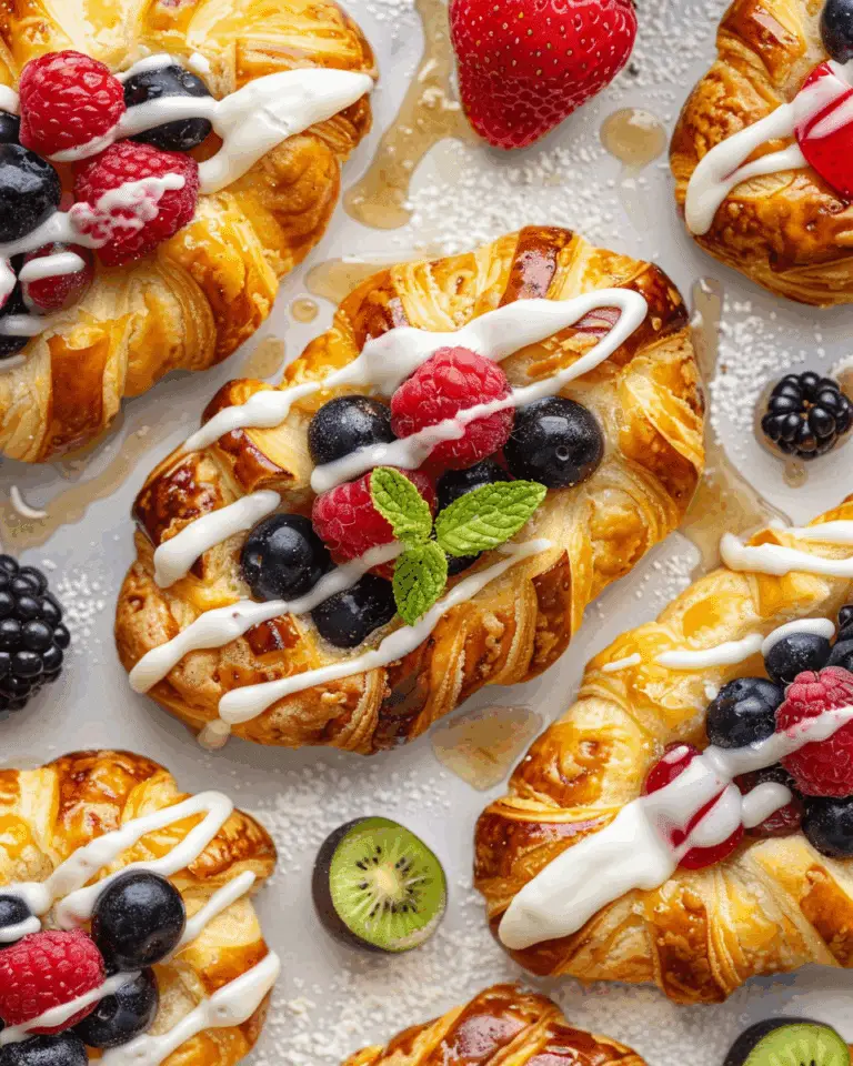 Irresistible Fruit and Cream Cheese Danish Pastry Recipe