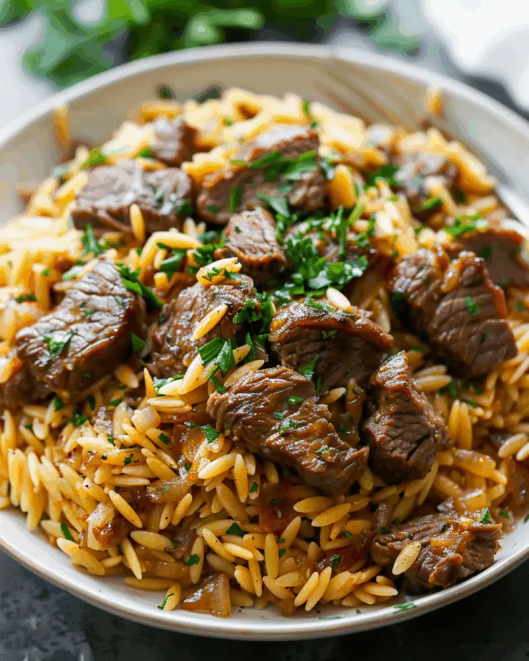 Beef Giouvetsi (Greek Beef Orzo Pasta) Recipe