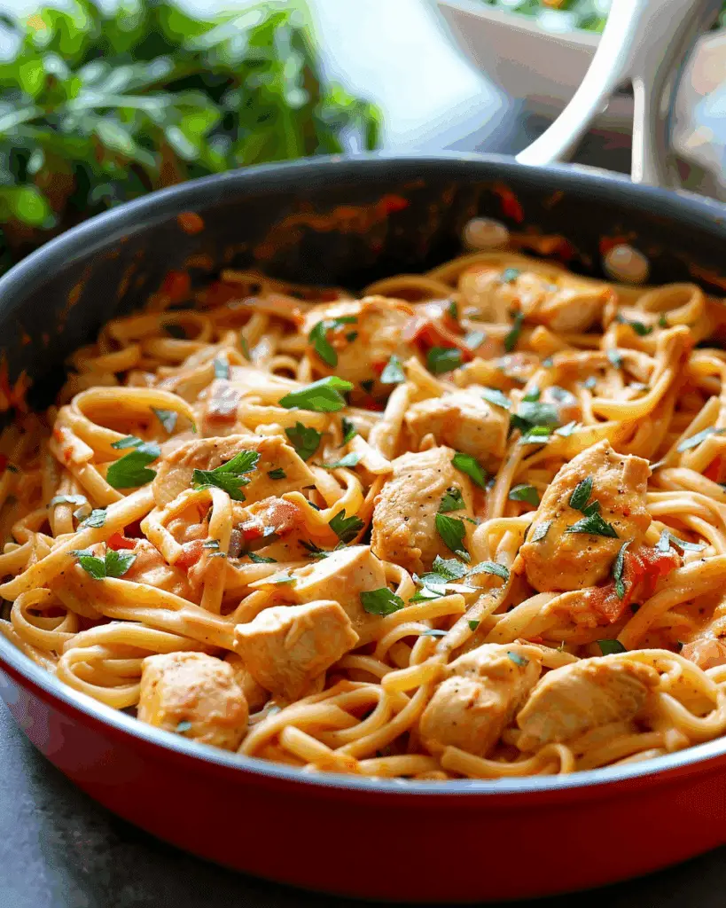 One Pot Pasta with Chicken