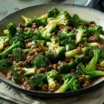 Keto Hamburger Broccoli Skillet
