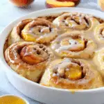 Peach Pie Cinnamon Rolls