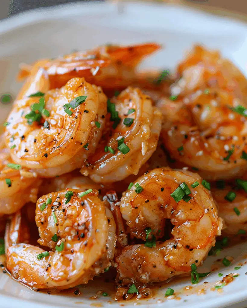 Hawaiian Garlic Shrimp