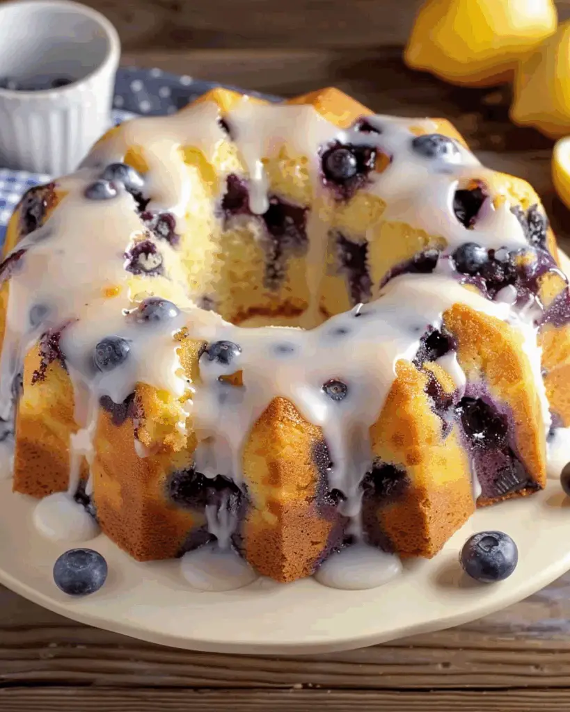 Lemon Blueberry Pound Cake