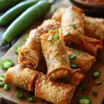 Mini Jalapeño Popper Egg Rolls