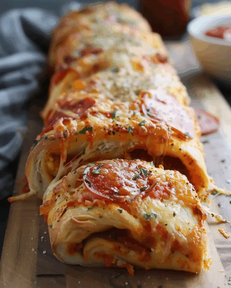 Tremendous Cheesy Pepperoni Stromboli