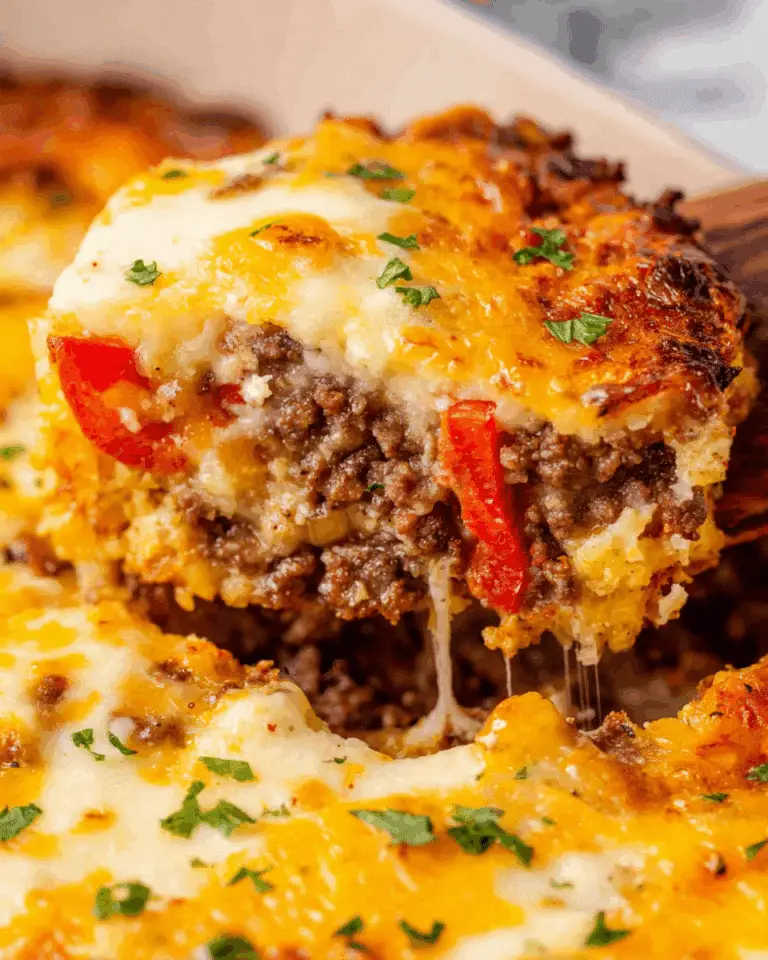 Creamy Layered John Wayne Casserole