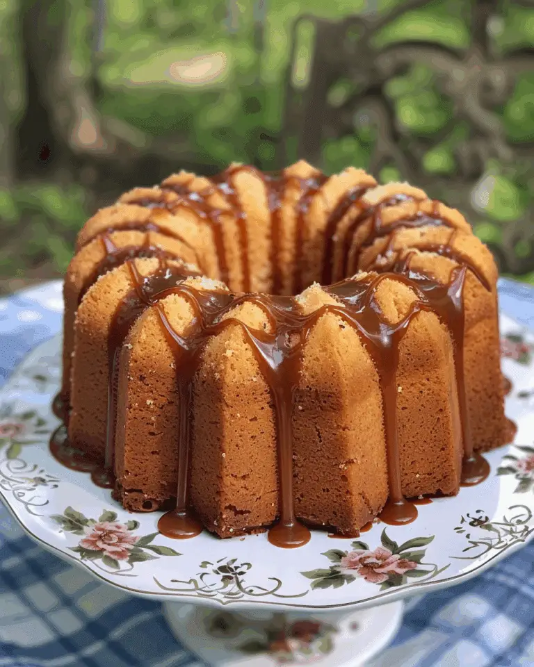 My Granddaddy’s Favorite Brown Sugar Caramel Pound Cake