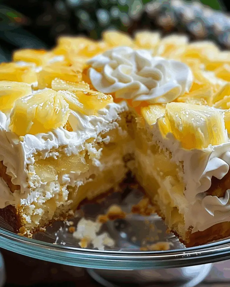 Juicy Pineapple Heaven Cake
