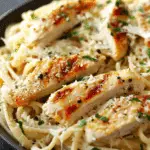 Healthy Garlic Parmesan Chicken Pasta Recipe