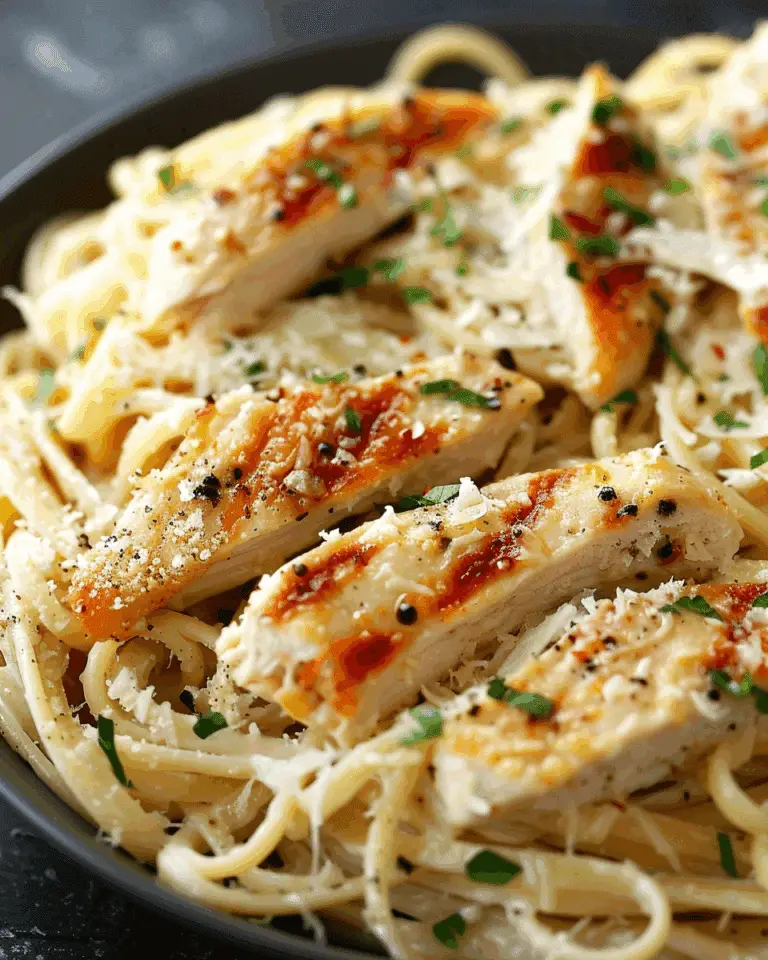 Healthy Garlic Parmesan Chicken Pasta Recipe