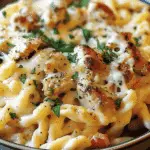 The Best Crockpot Garlic Parmesan Chicken Pasta Recipe