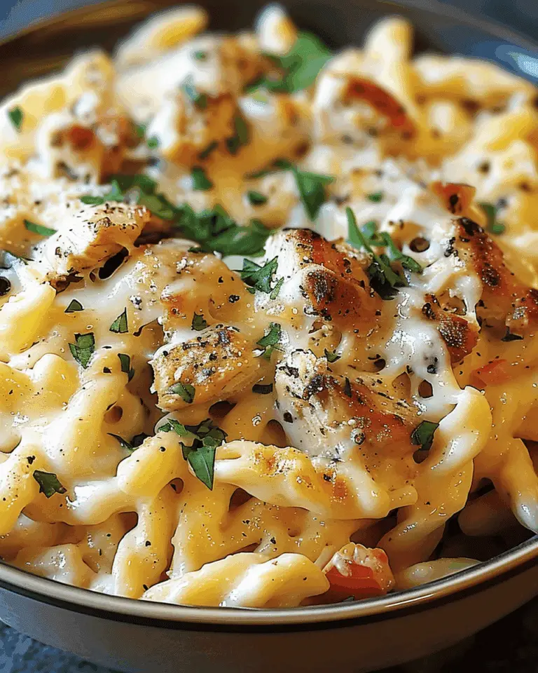 The Best Crockpot Garlic Parmesan Chicken Pasta Recipe