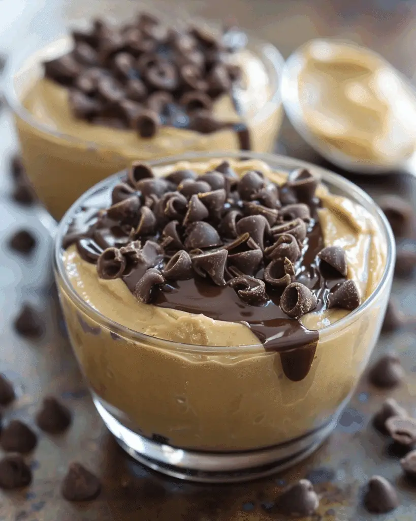 Vegan Peanut Butter Mousse (with a Chocolate Ganache!)