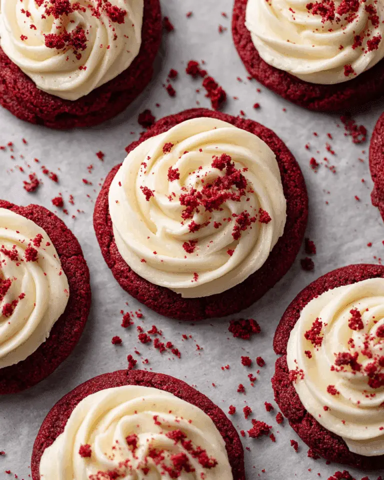 Red Velvet Cupcake Cookies