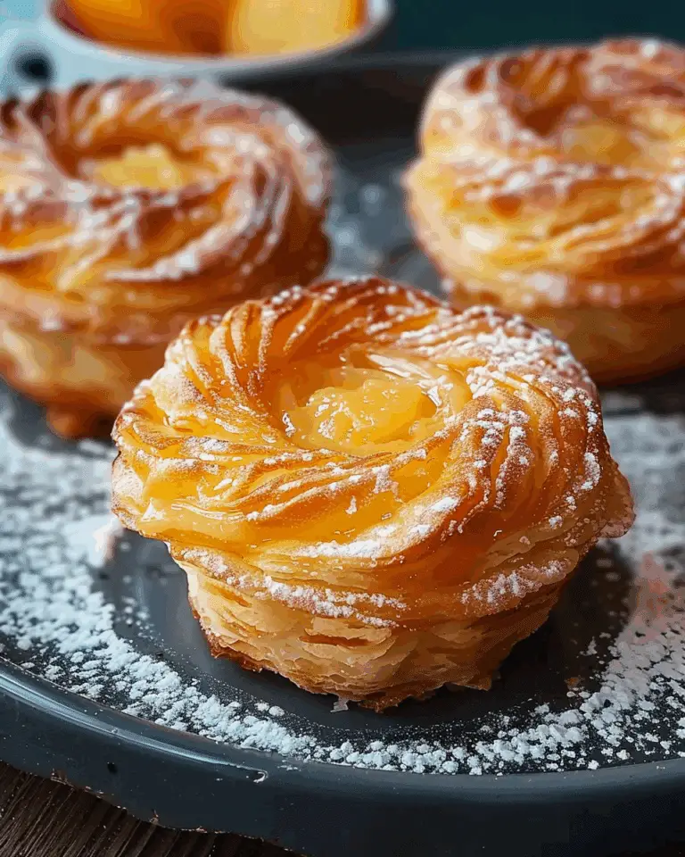 Peach Pie Cruffins Recipe