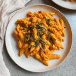 High-Protein Creamy Roasted Red Pepper Pasta