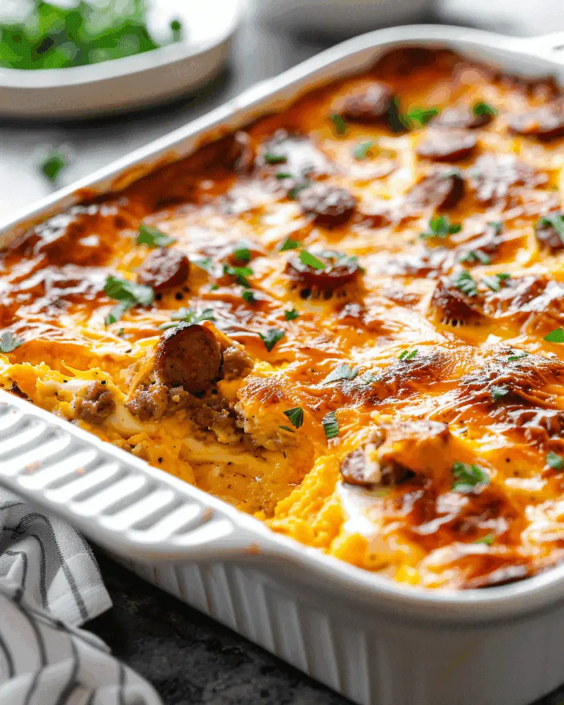 Easy Sausage and Egg Casserole