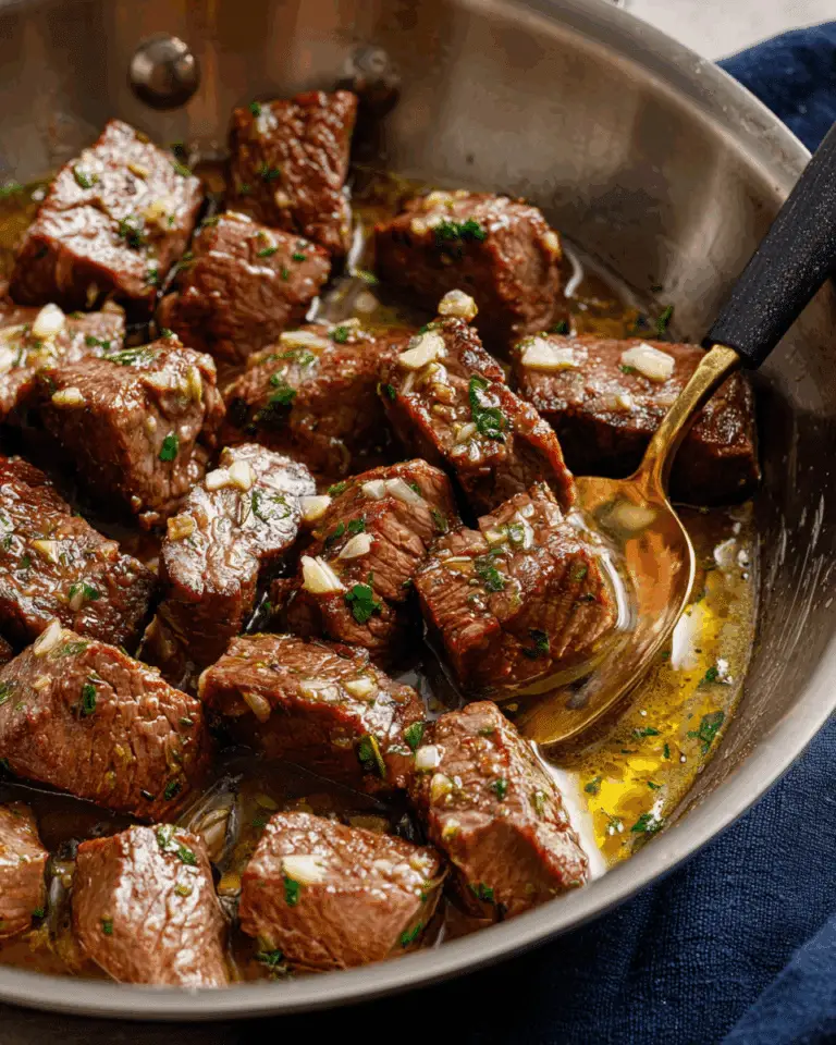 Air Fryer Garlic Butter Steak Bites