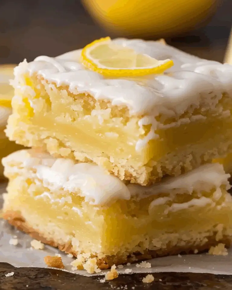 Easy Lemon Brownies Recipe