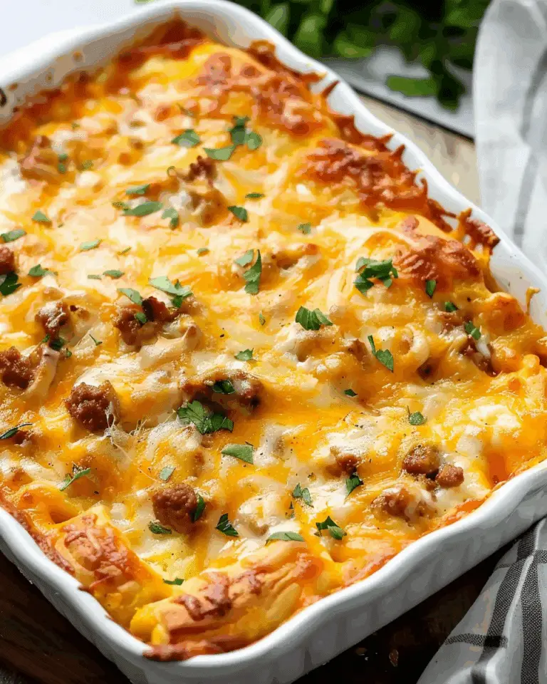 Quick & Easy Crescent Roll Breakfast Casserole