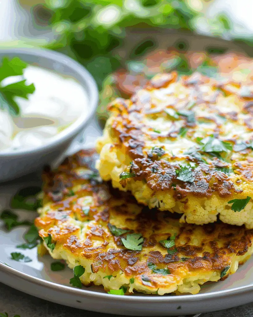 Cauliflower Fritters