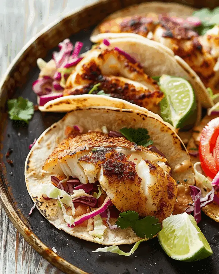 Blackened Fish Tacos