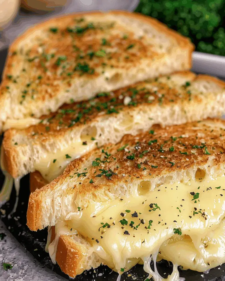 Garlic Bread Grilled Cheese