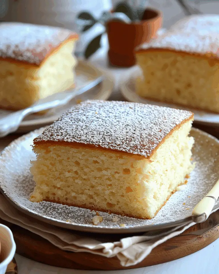 Fluffy Castella Sponge Cake