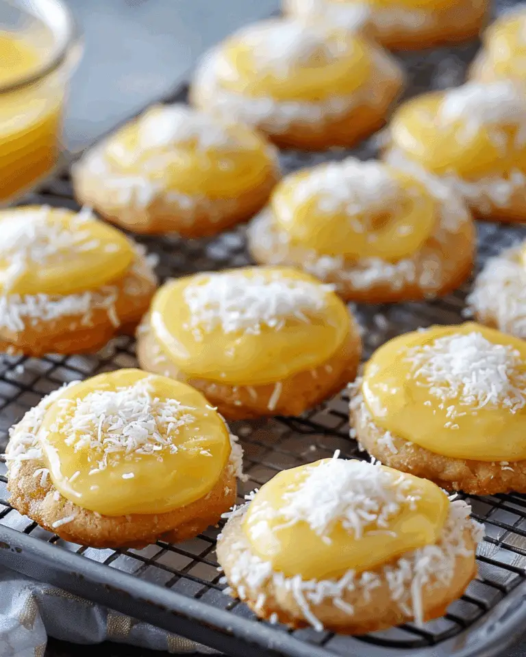Coconut Lemon Curd Cookies