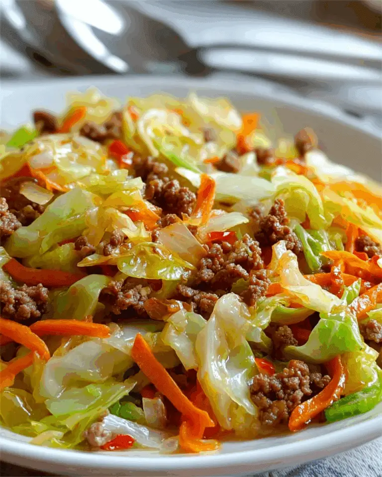 Ground Beef Taco Cabbage Skillet
