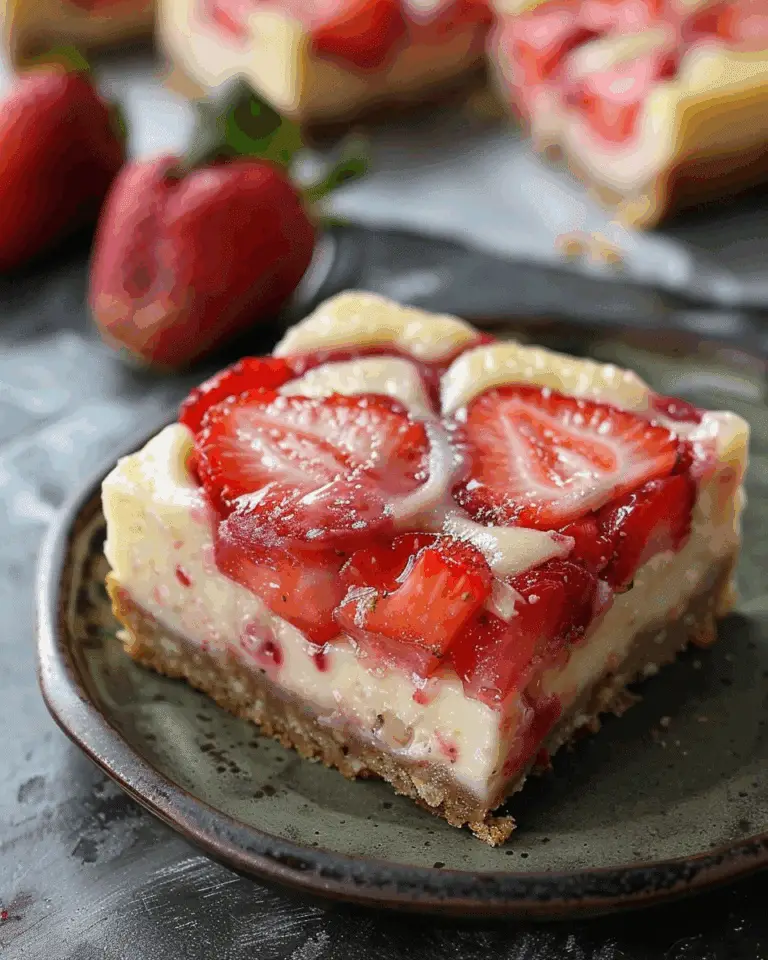 Strawberry Cheesecake Bars