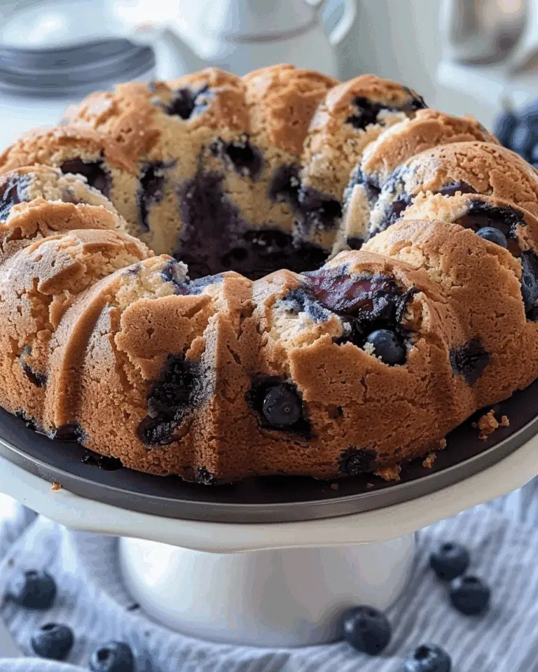 Blueberry Sour Cream Coffee Cake