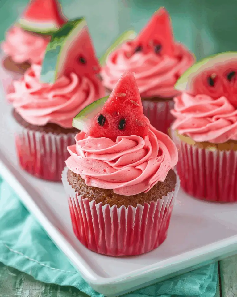 Watermelon Cupcakes Recipe