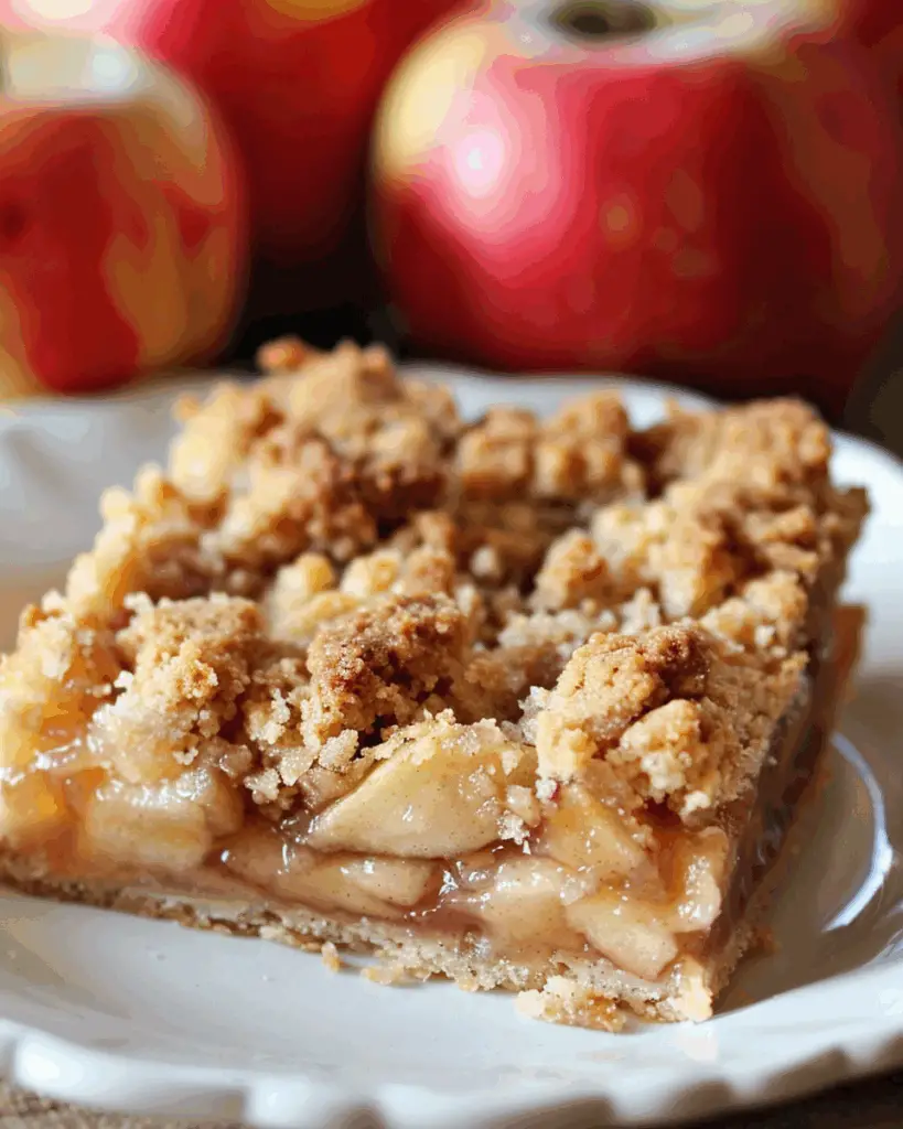 Apple Crumb Bars