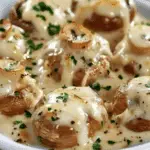Creamy Garlic Parmesan Mushrooms