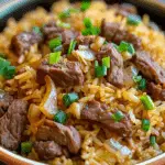 Onion Beef Fried Rice Recipe