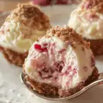 Twice-Baked Rhubarb Cheesecake Bombs