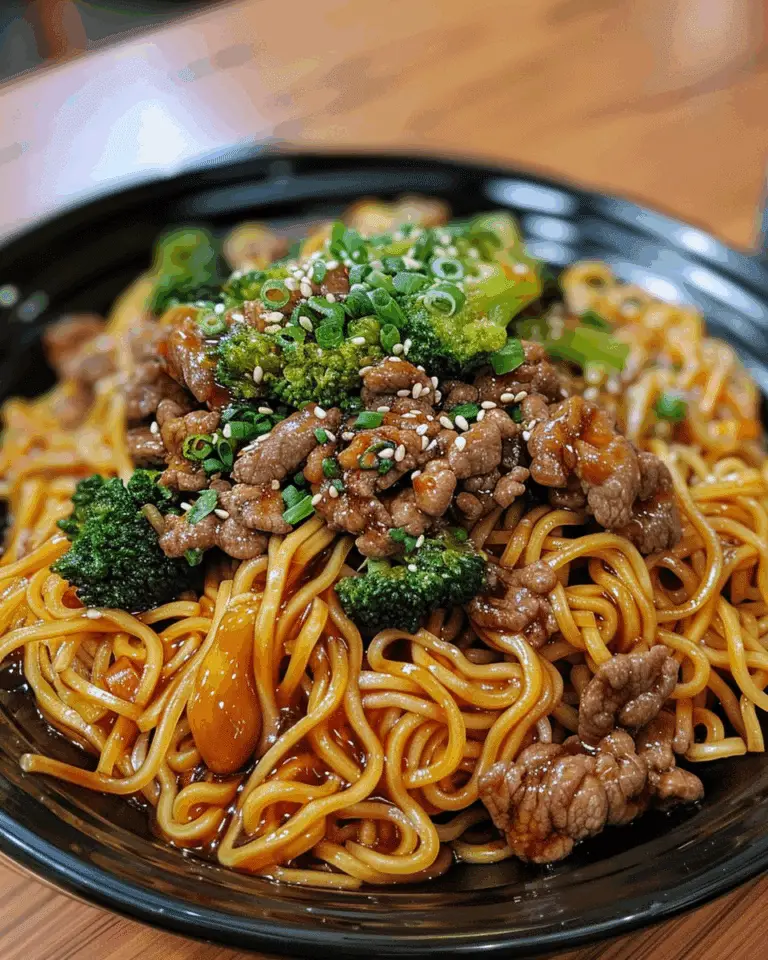 Beef and Broccoli Lo Mein
