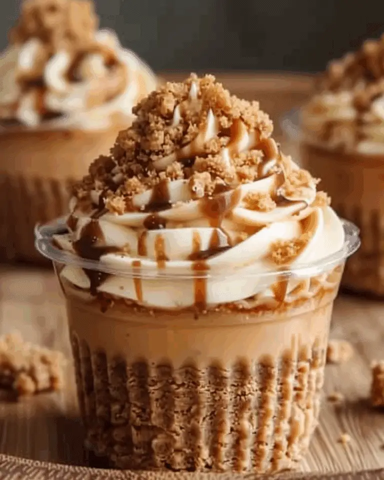 Cookie Butter Cheesecake Cups