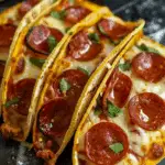 Pepperoni Pizza Tacos