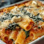 Baked Rigatoni with Spinach and Ricotta