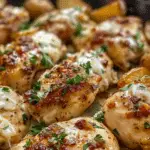 Garlic Parmesan Chicken and Potatoes (One-Pan Dinner)