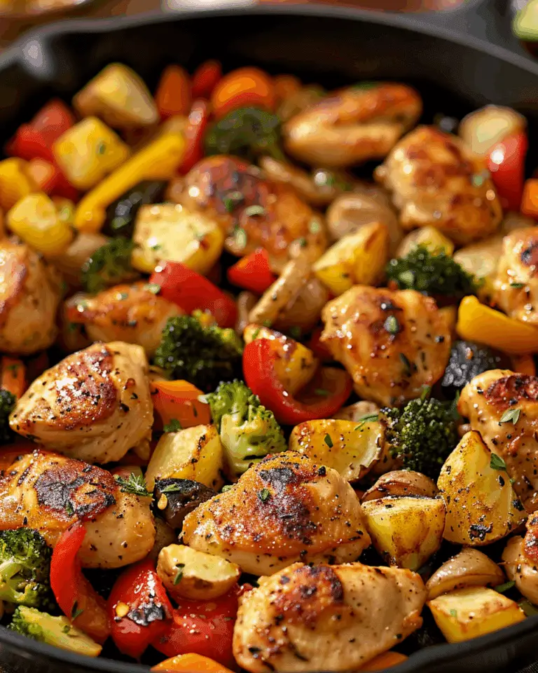 Healthy Chicken and Vegetables Skillet