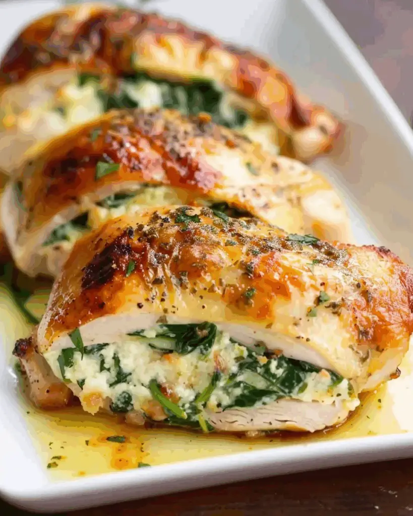 Spinach Stuffed Chicken